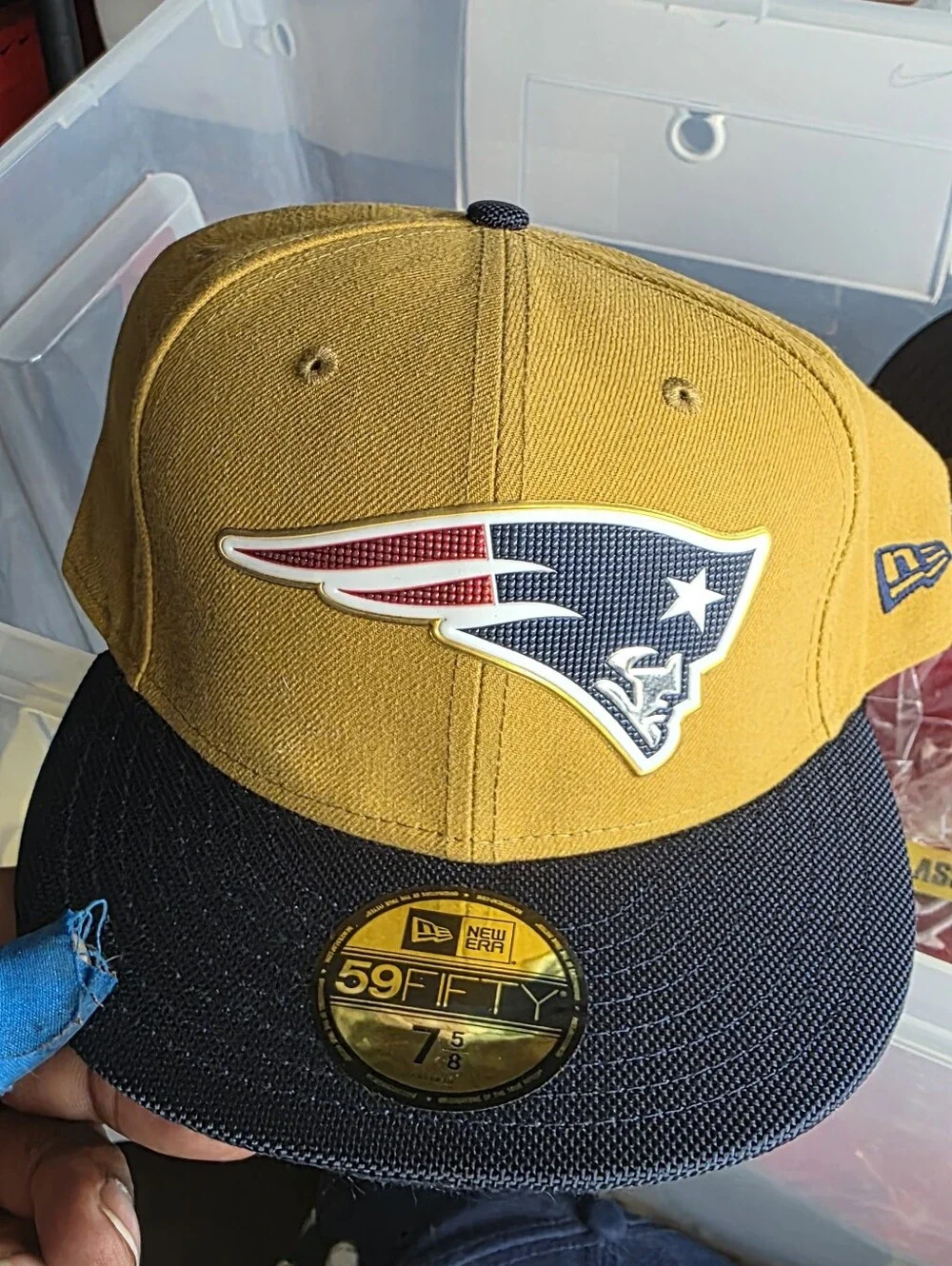 New Era 59FIFTY New England Patriots Fitted Hat Lot Of 7 Sz  7 5/8 And 7 3/4